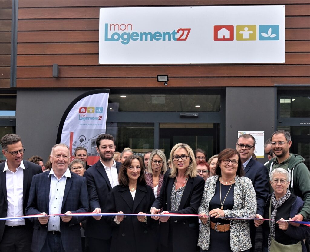 inauguration de l'agence MonLogement27 de Pont-Audemer